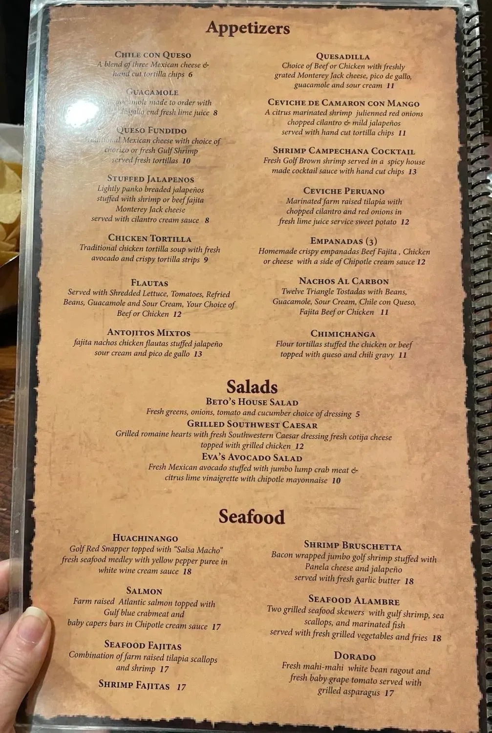 Menu 5