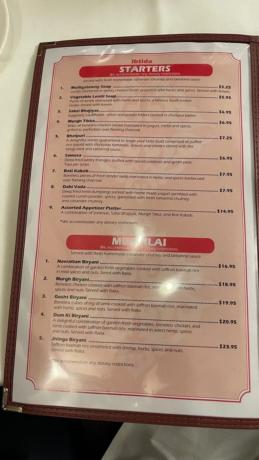 Menu 2