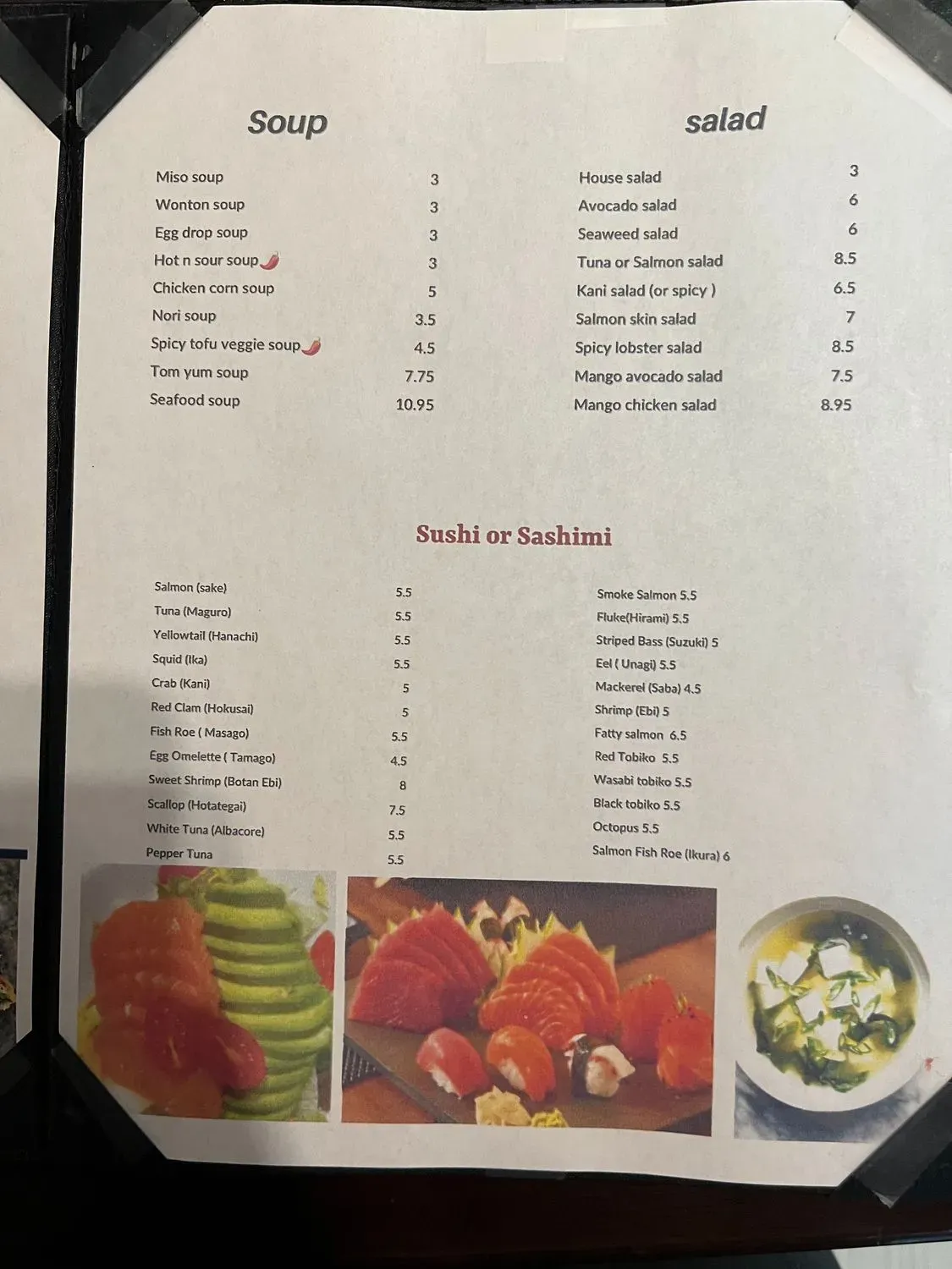 Menu 3