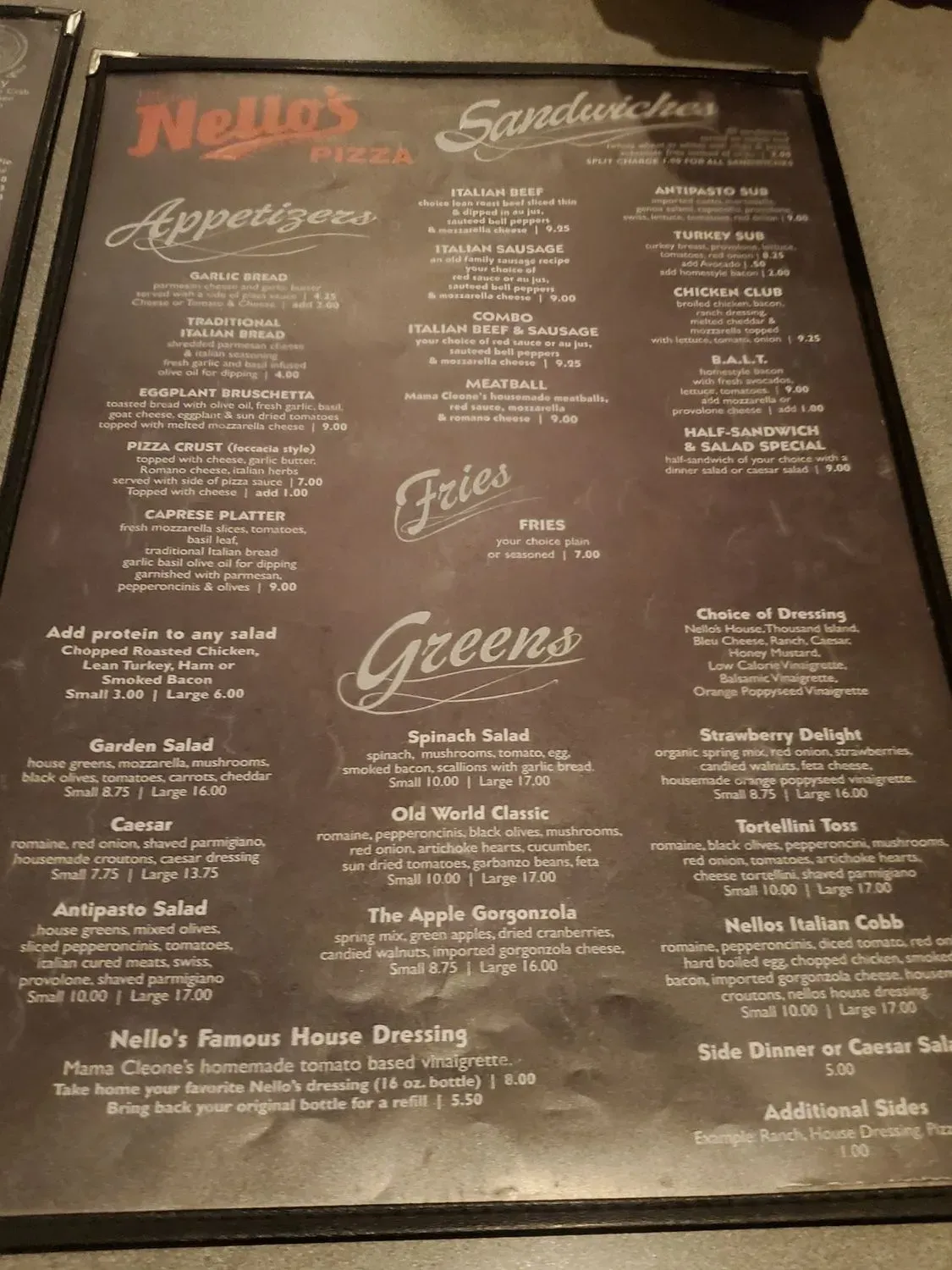 Menu 3