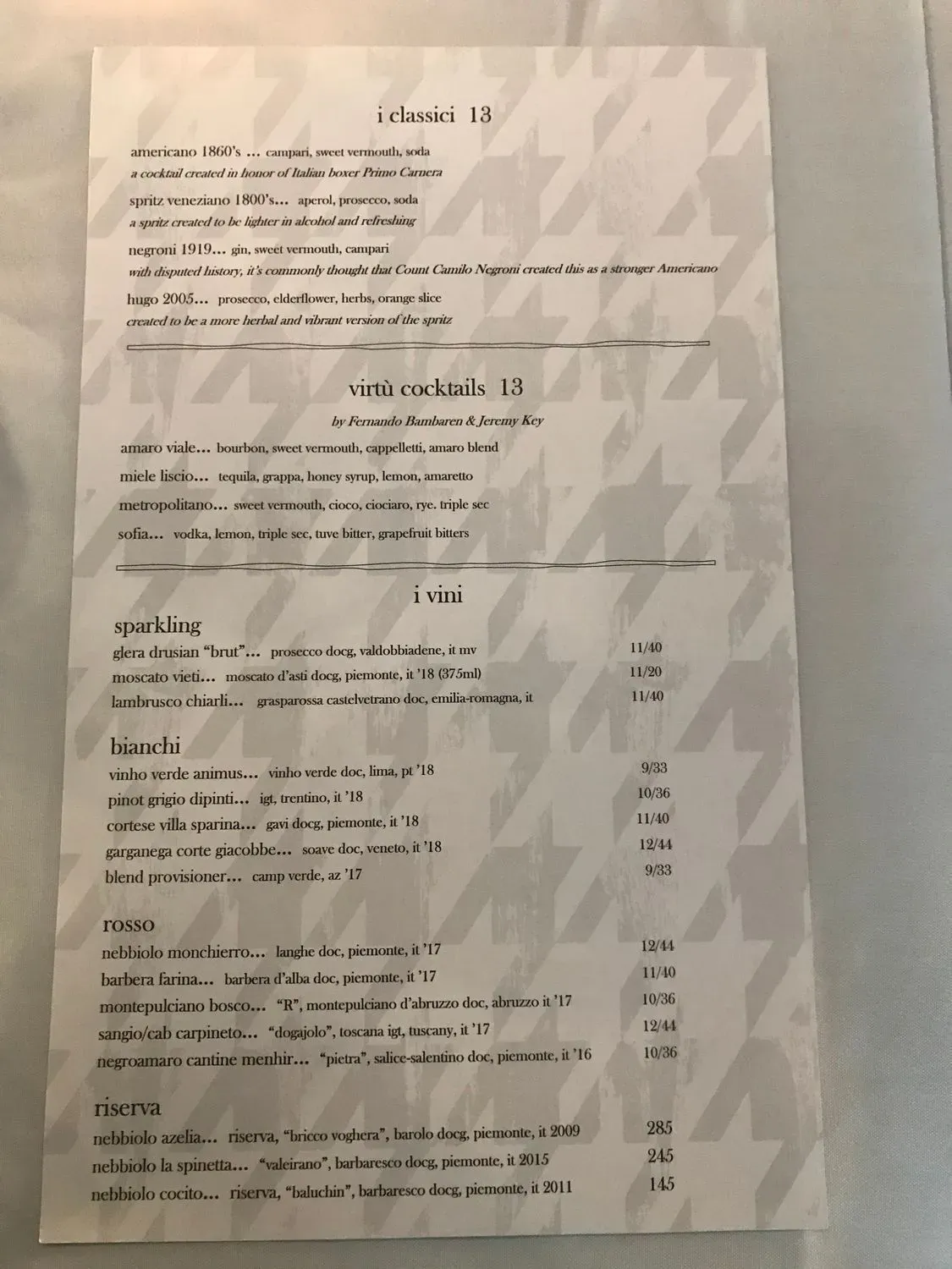 Menu 2