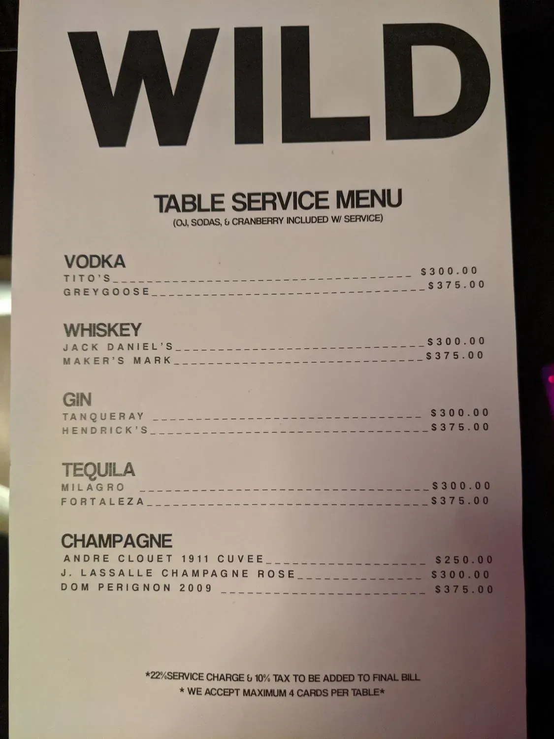 Menu 5