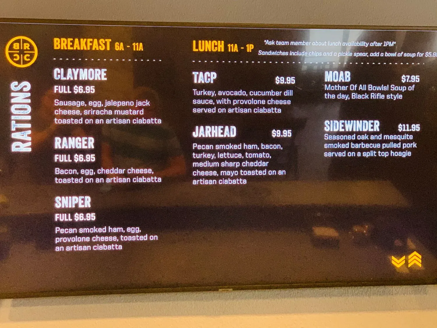 Menu 2