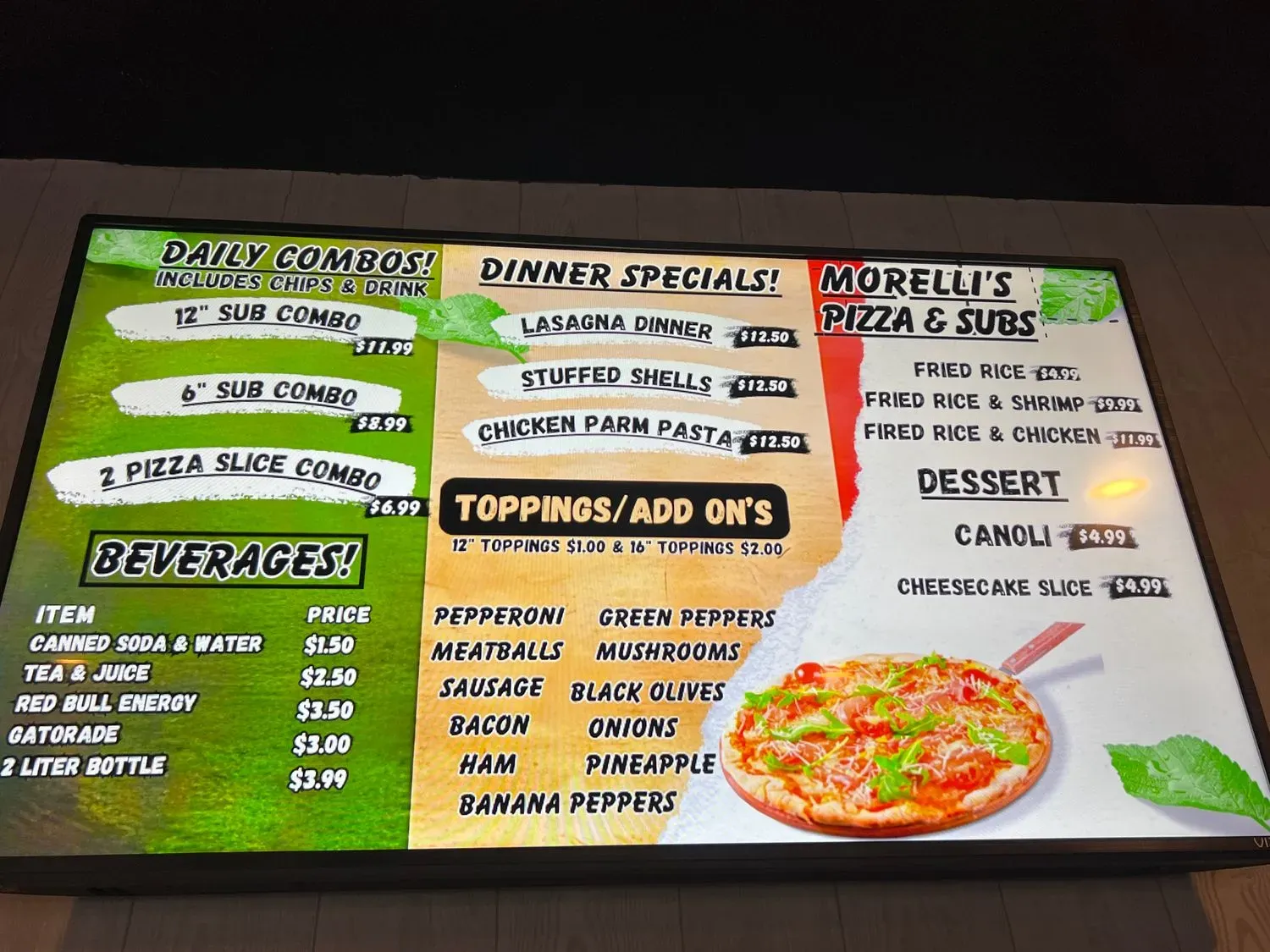 Menu 3