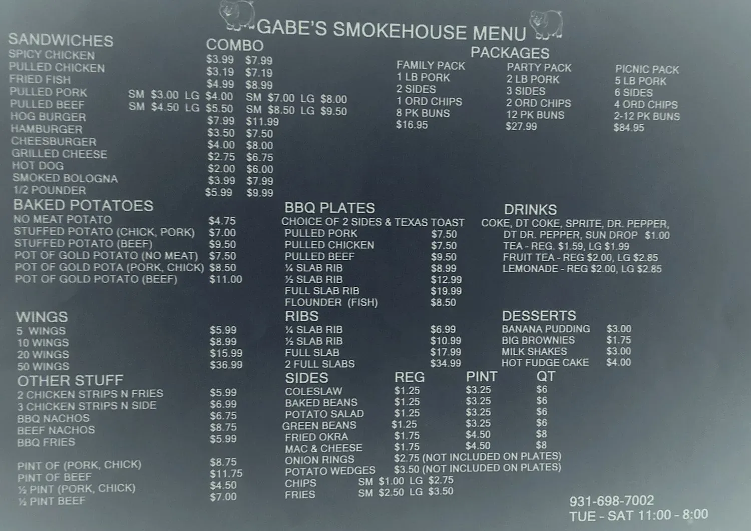 Menu 6