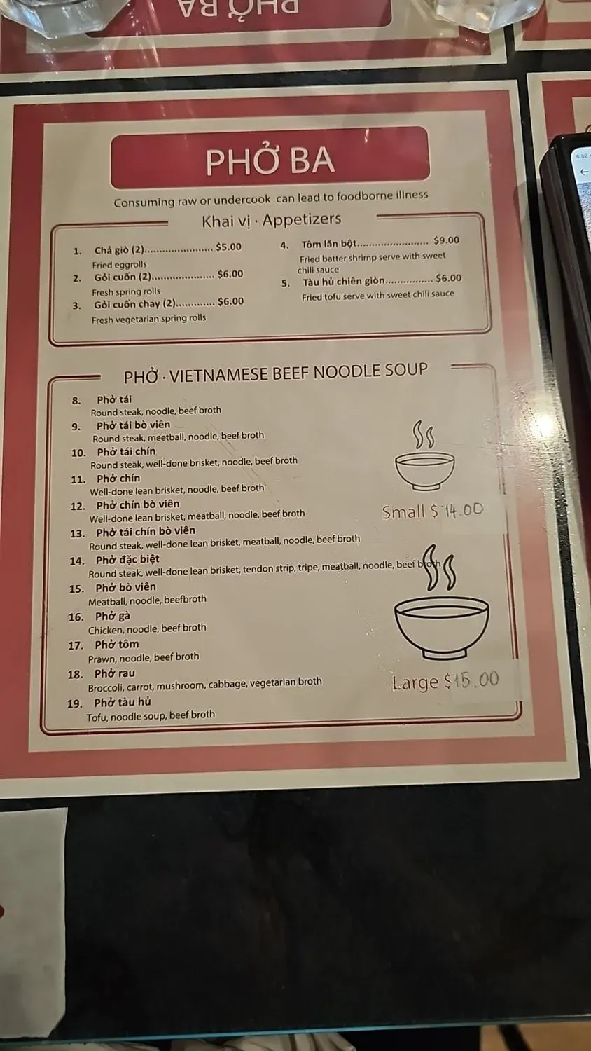 Menu 6