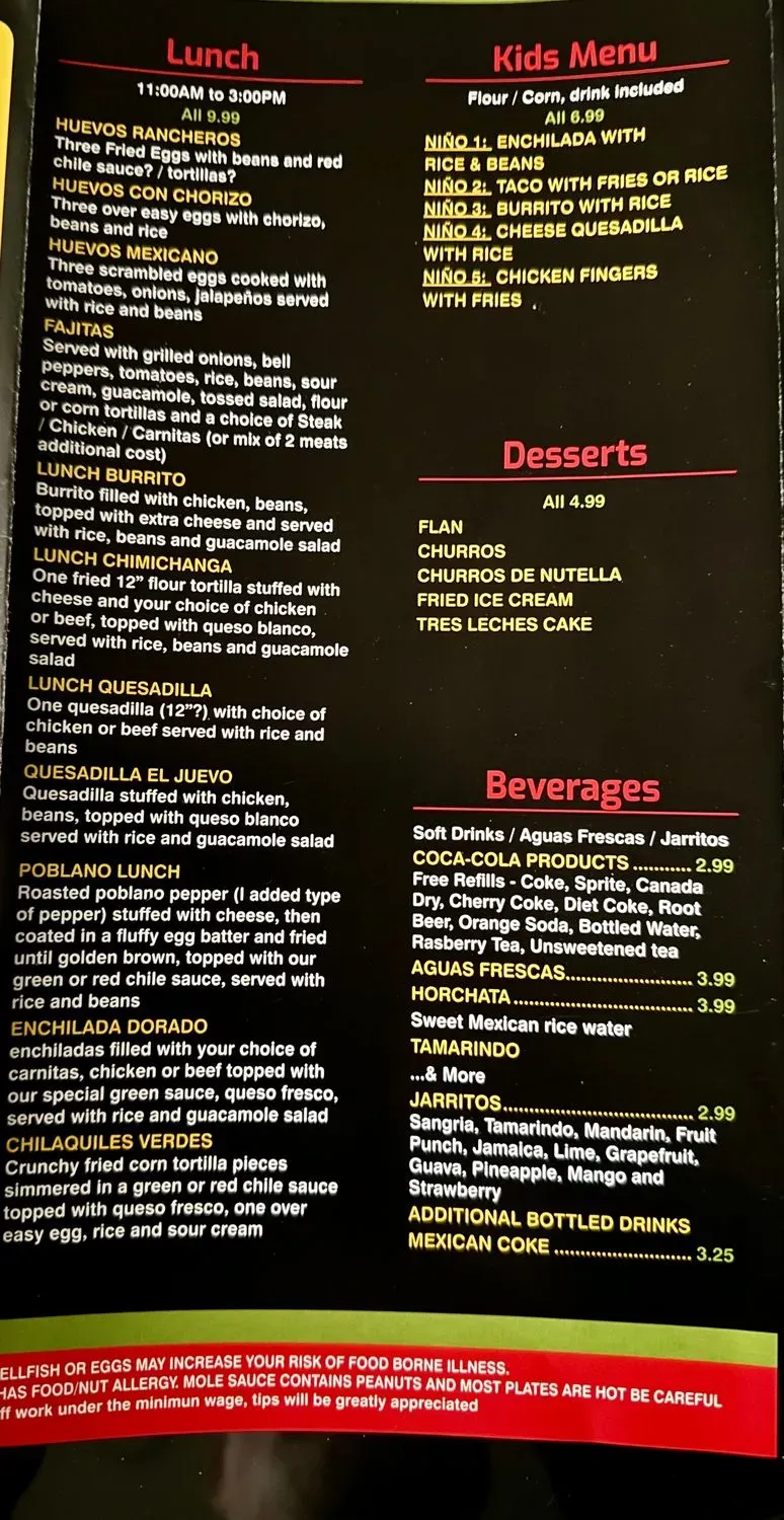 Menu 6