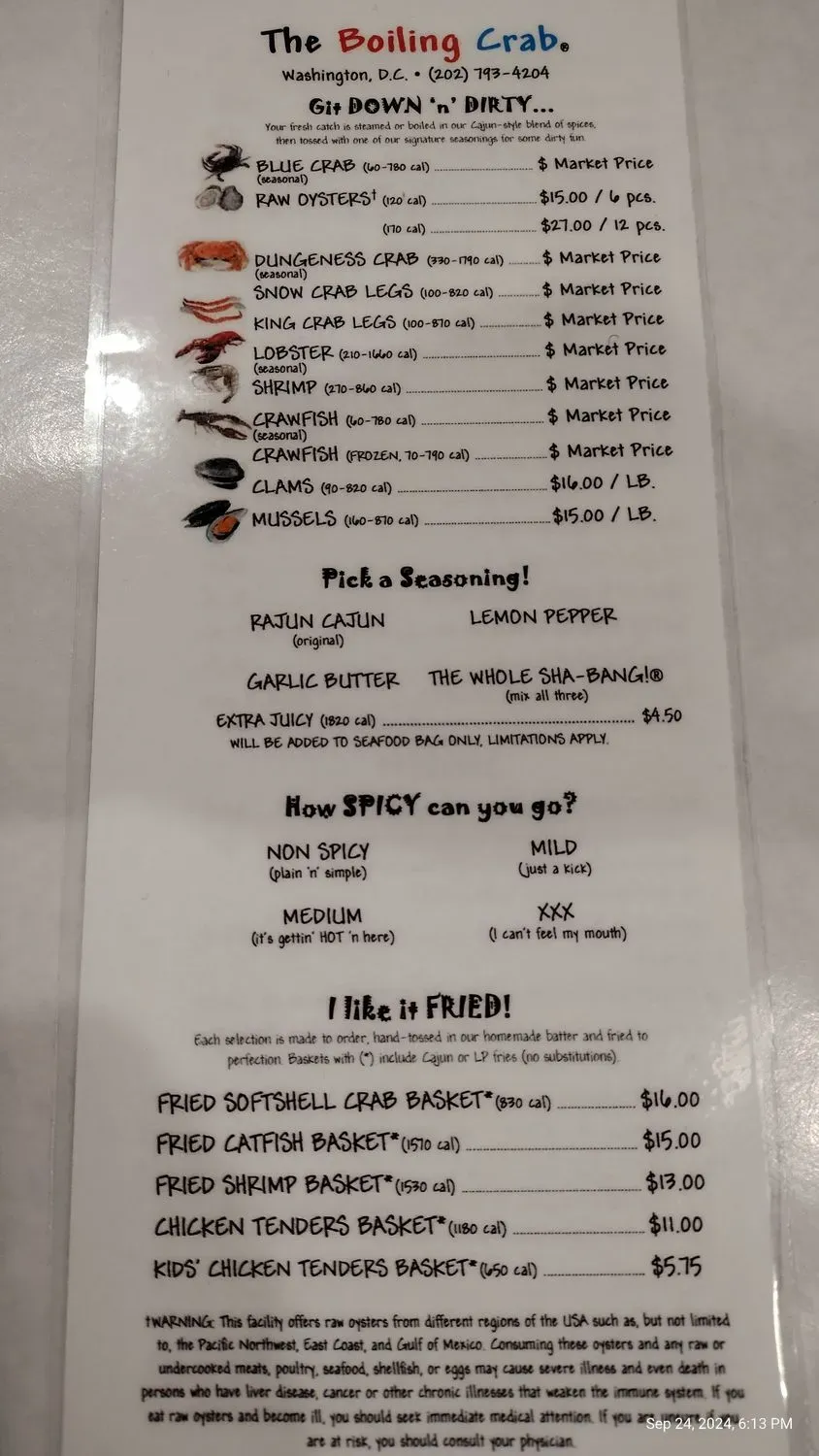 Menu 6