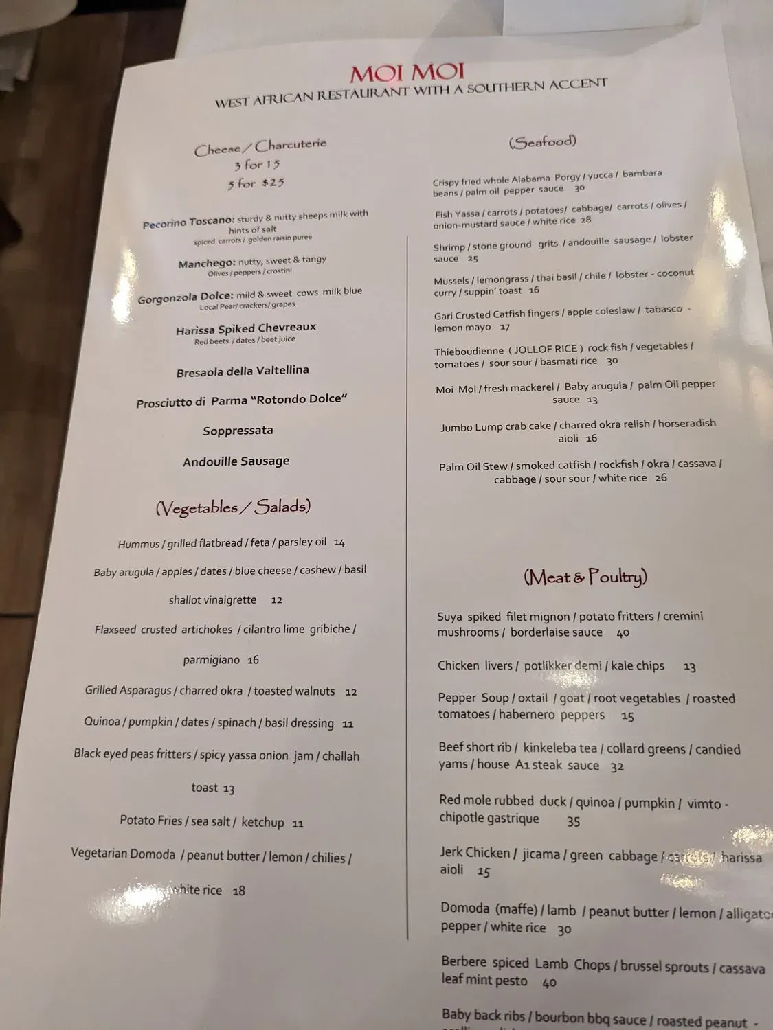 Menu 4