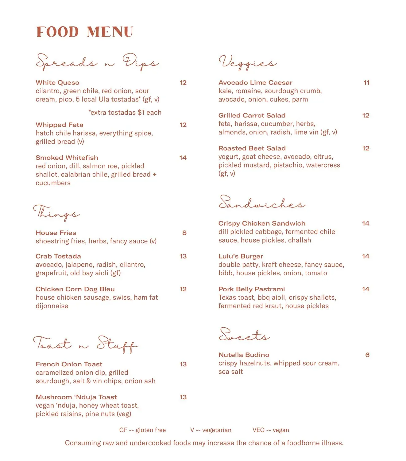 Menu 2