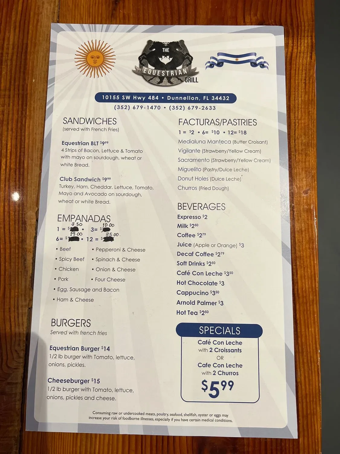 Menu 5