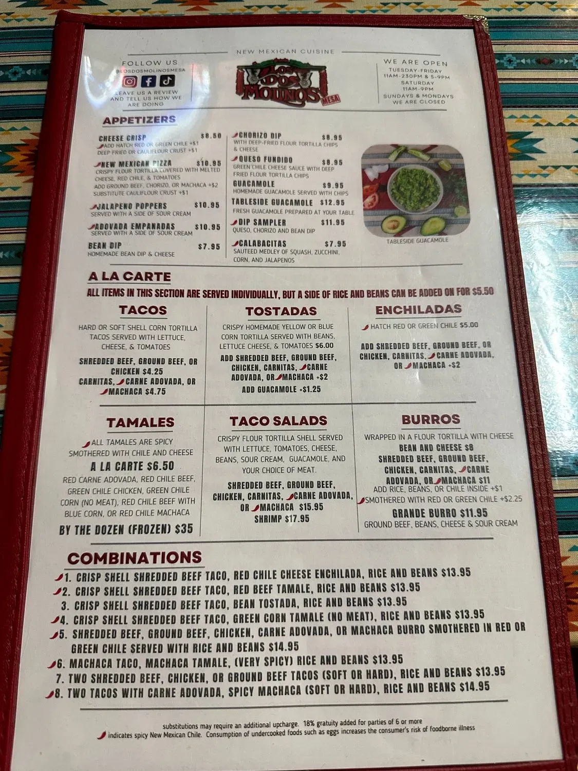 Menu 4