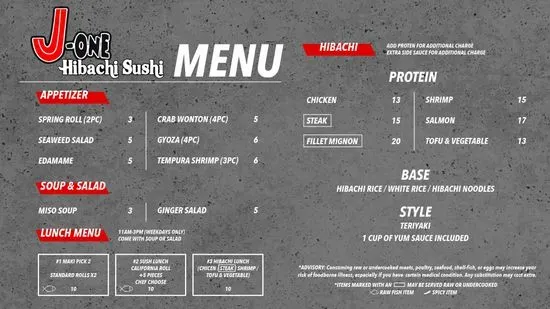 Menu 2