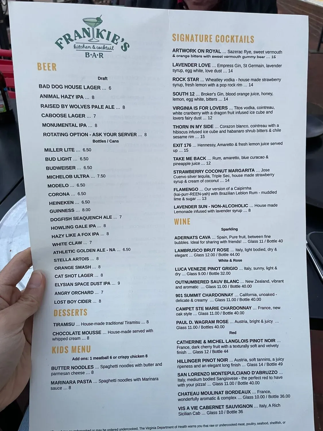 Menu 4