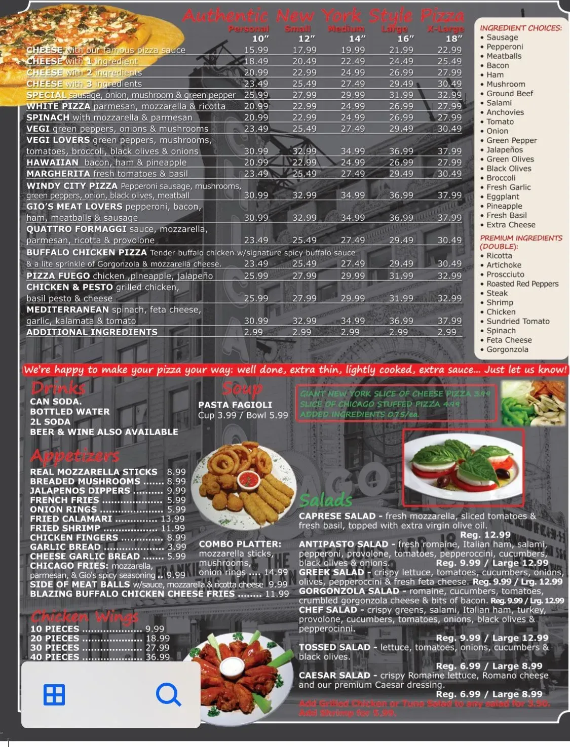 Menu 3