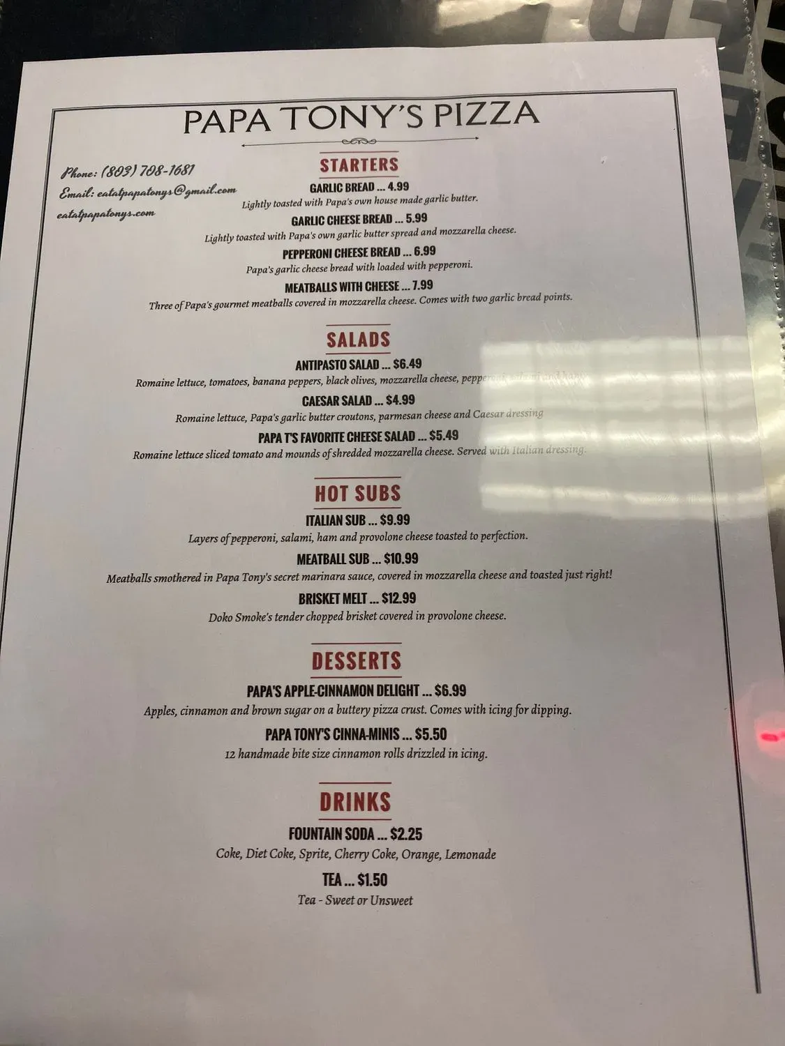 Menu 2