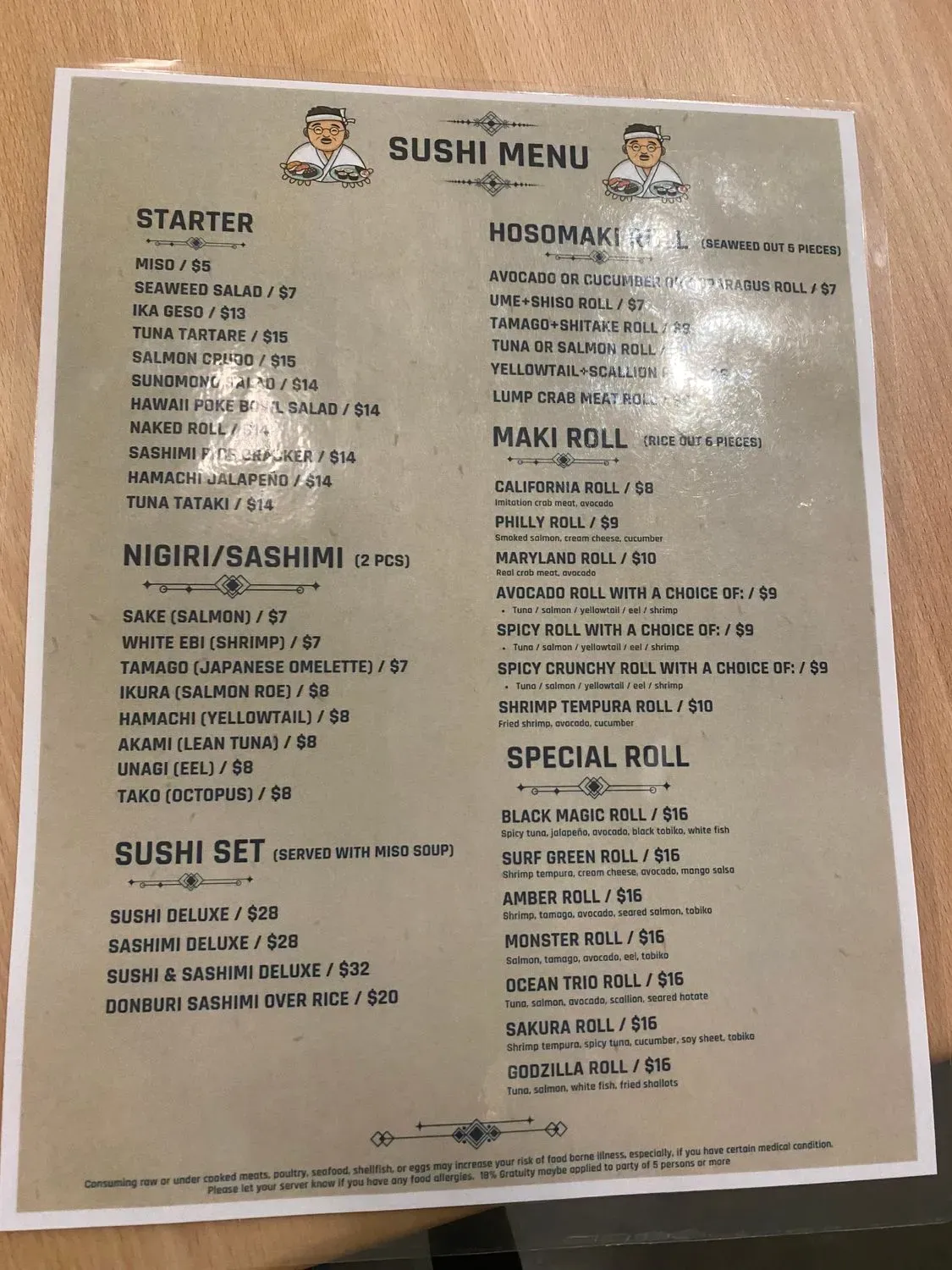 Menu 2