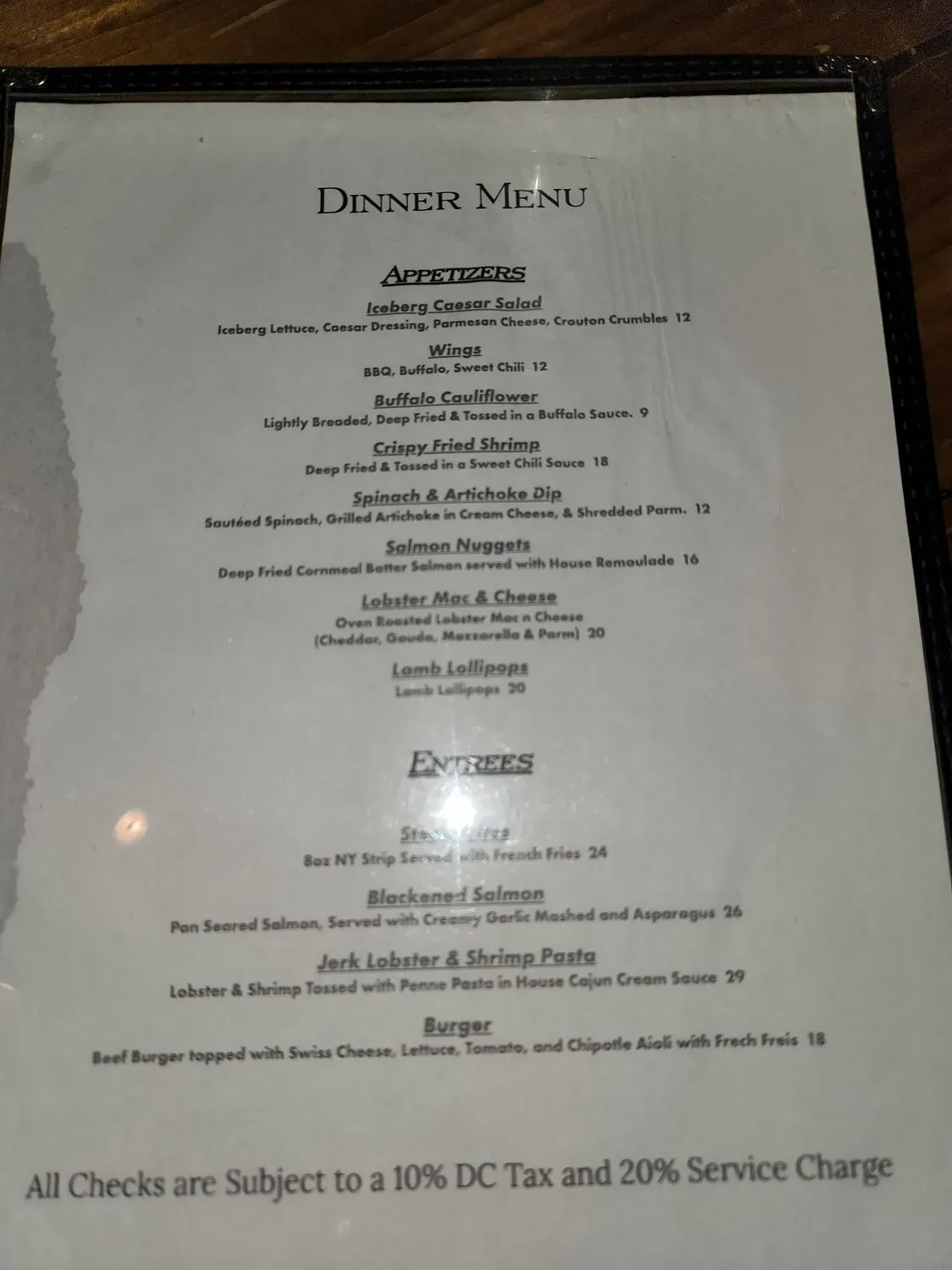 Menu 5