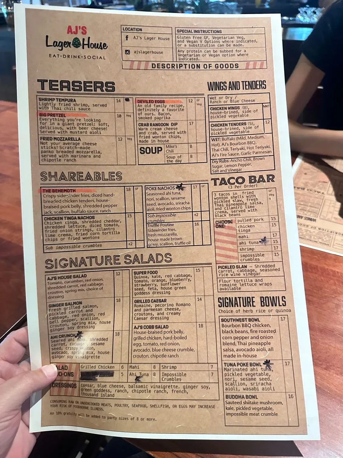 Menu 6