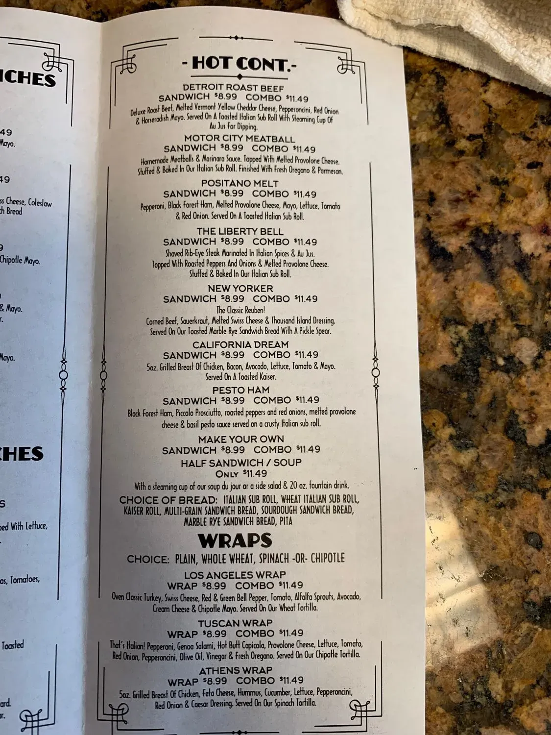 Menu 3