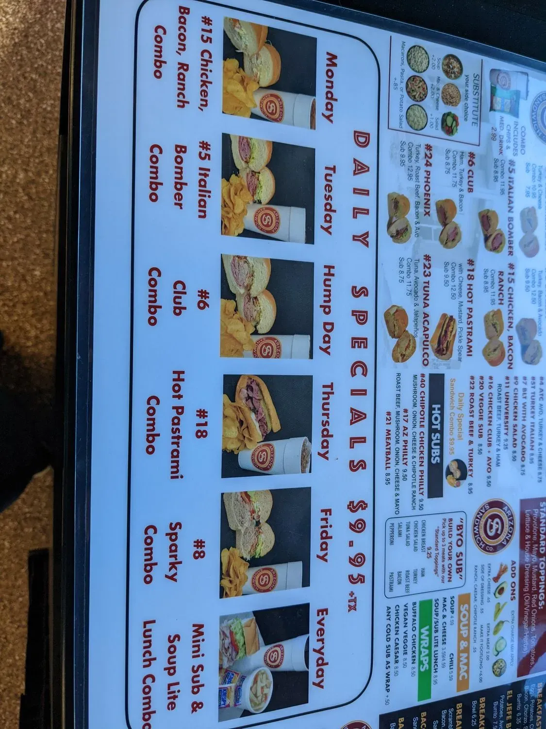 Menu 6