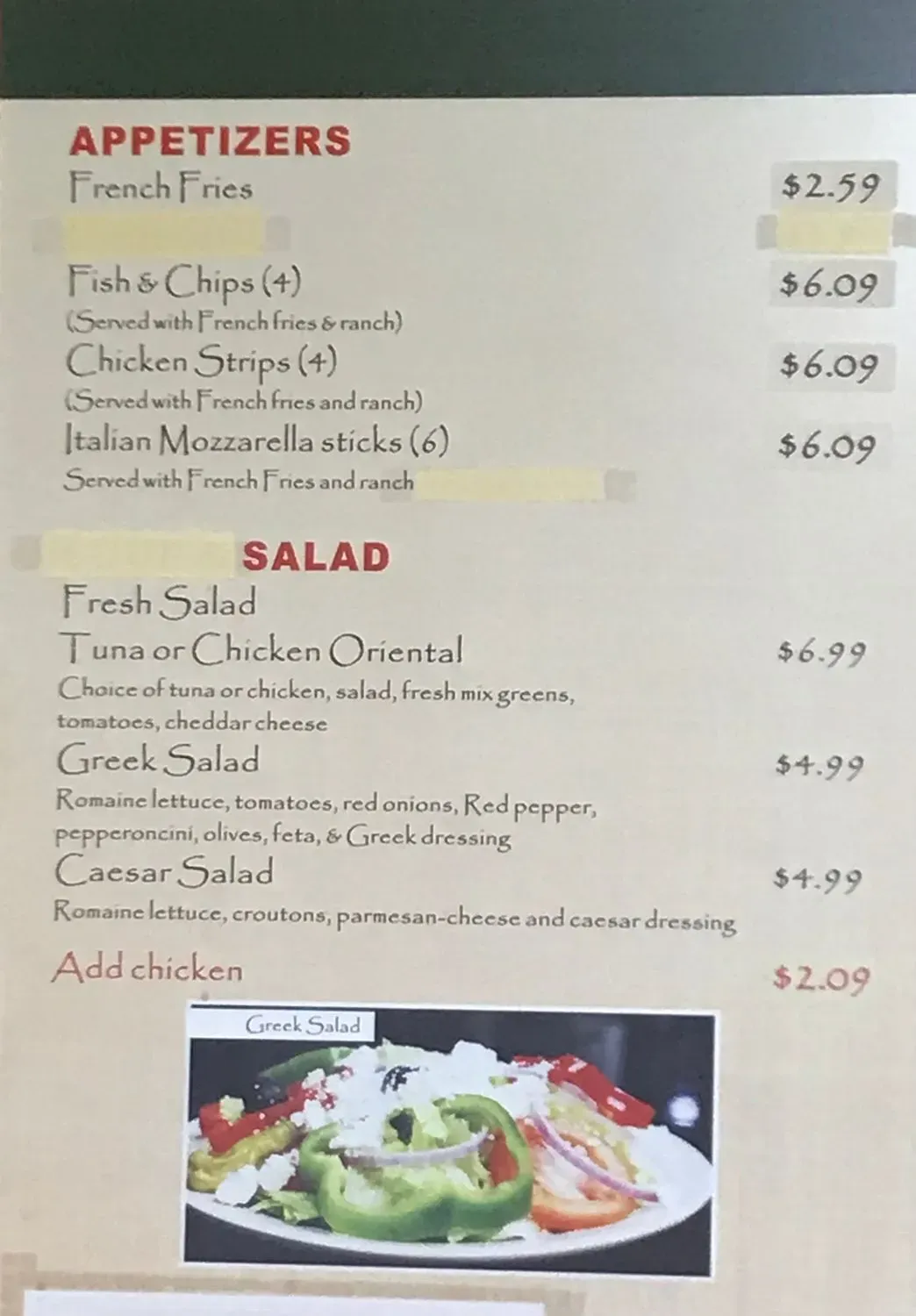 Menu 2