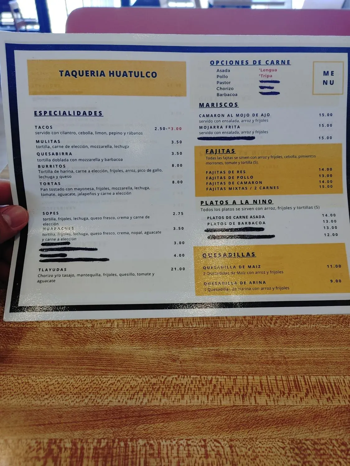 Menu 3