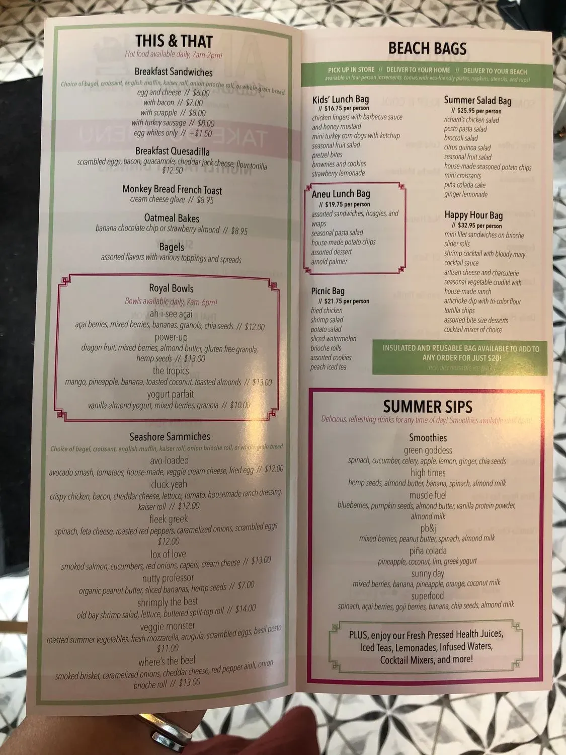 Menu 3