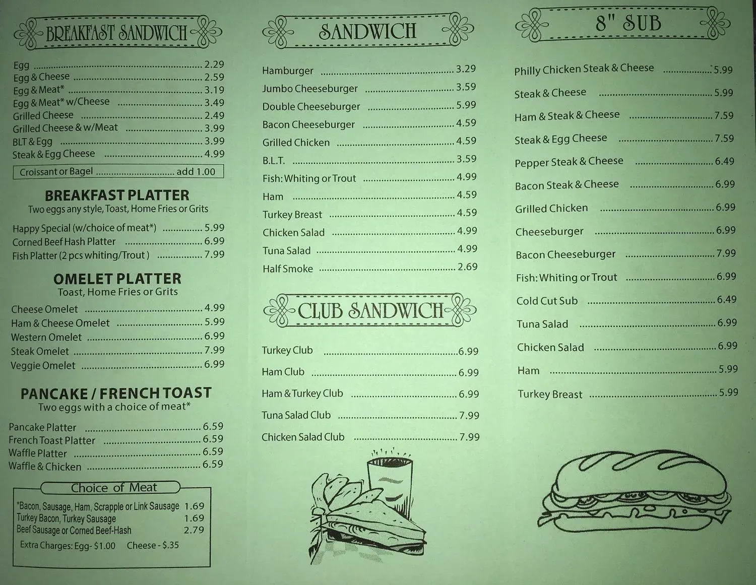 Menu 3