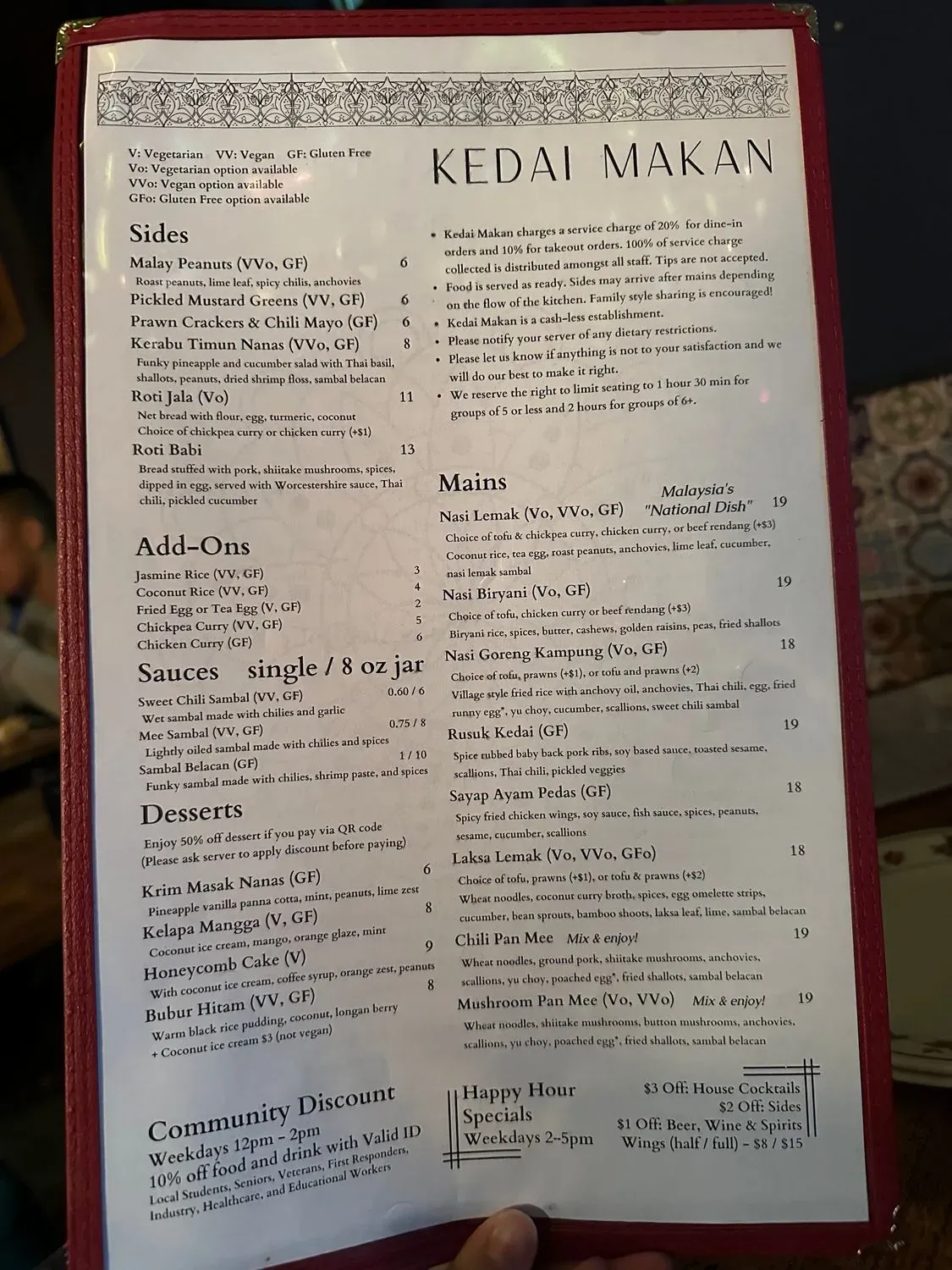 Menu 6