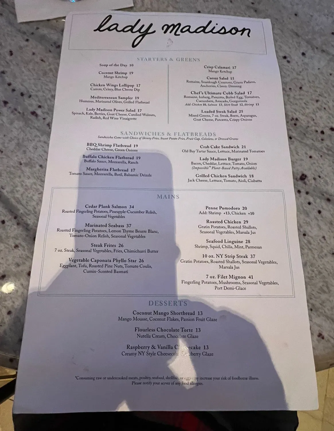 Menu 5