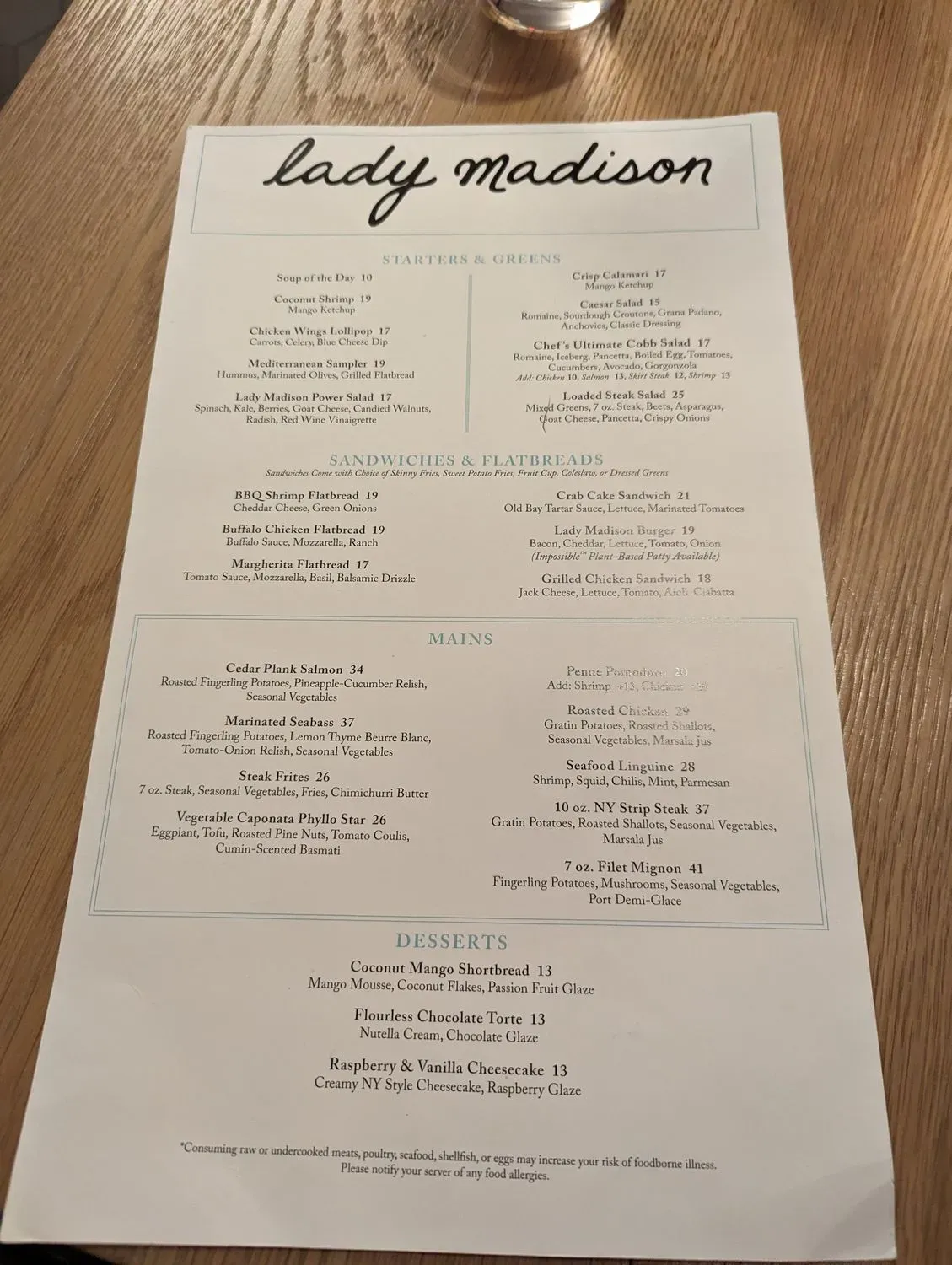 Menu 4