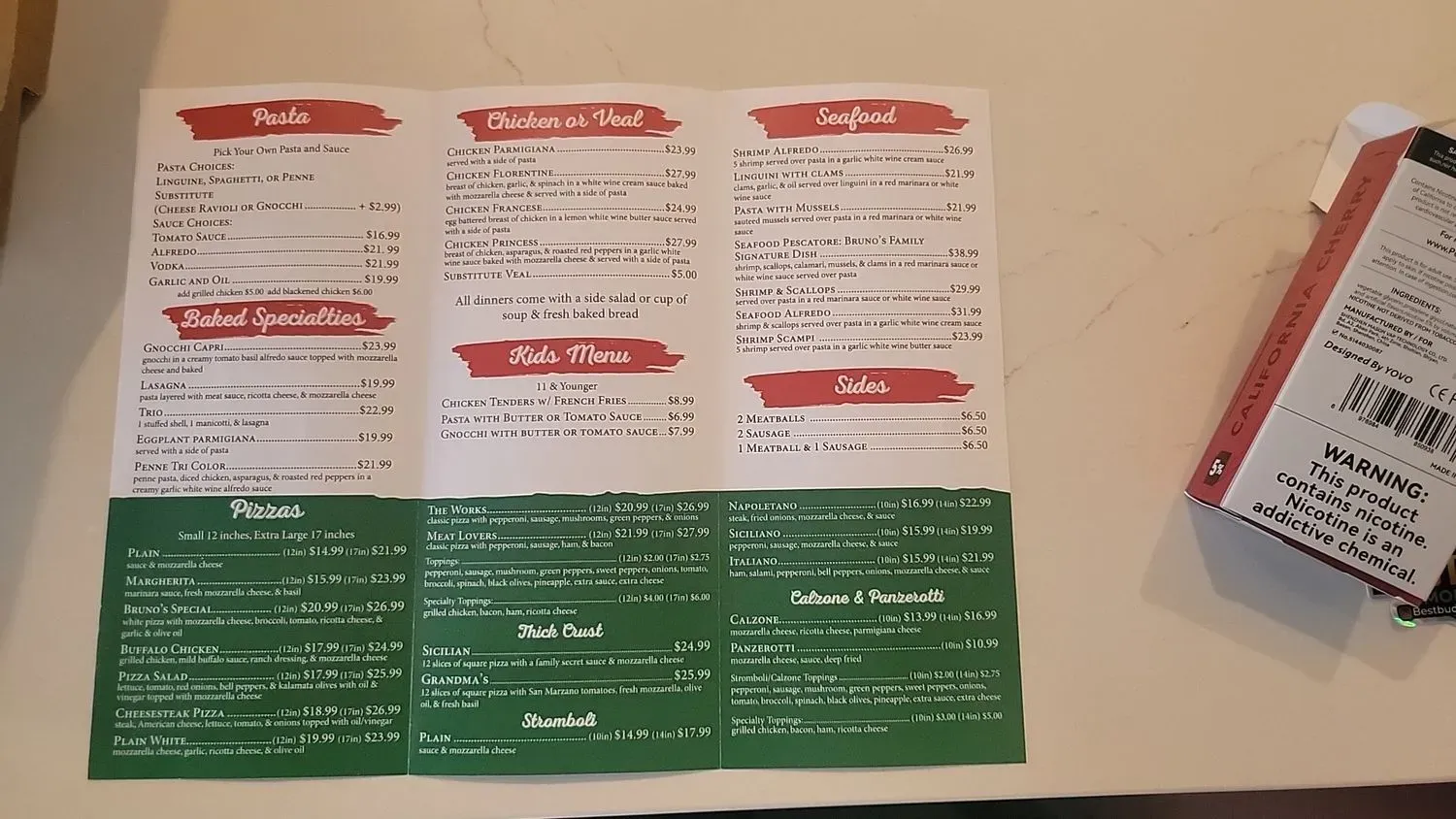 Menu 2