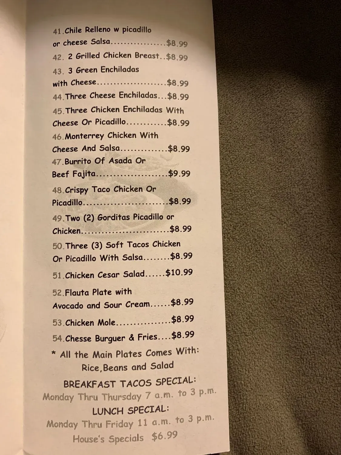 Menu 3