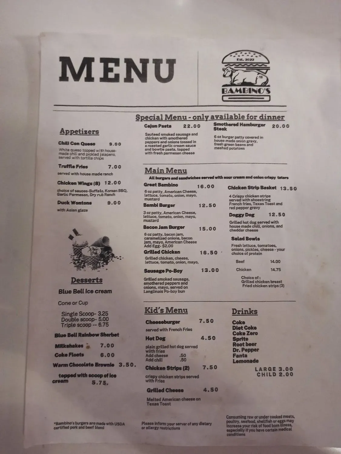 Menu 2