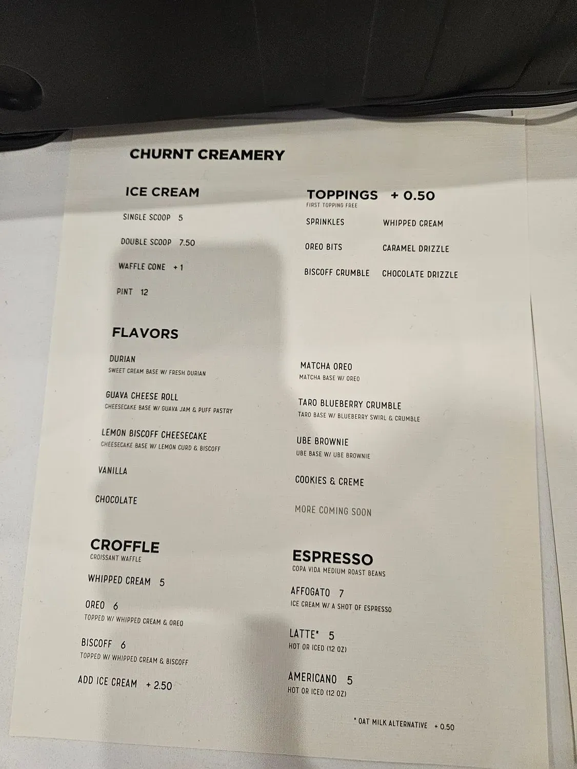 Menu 3