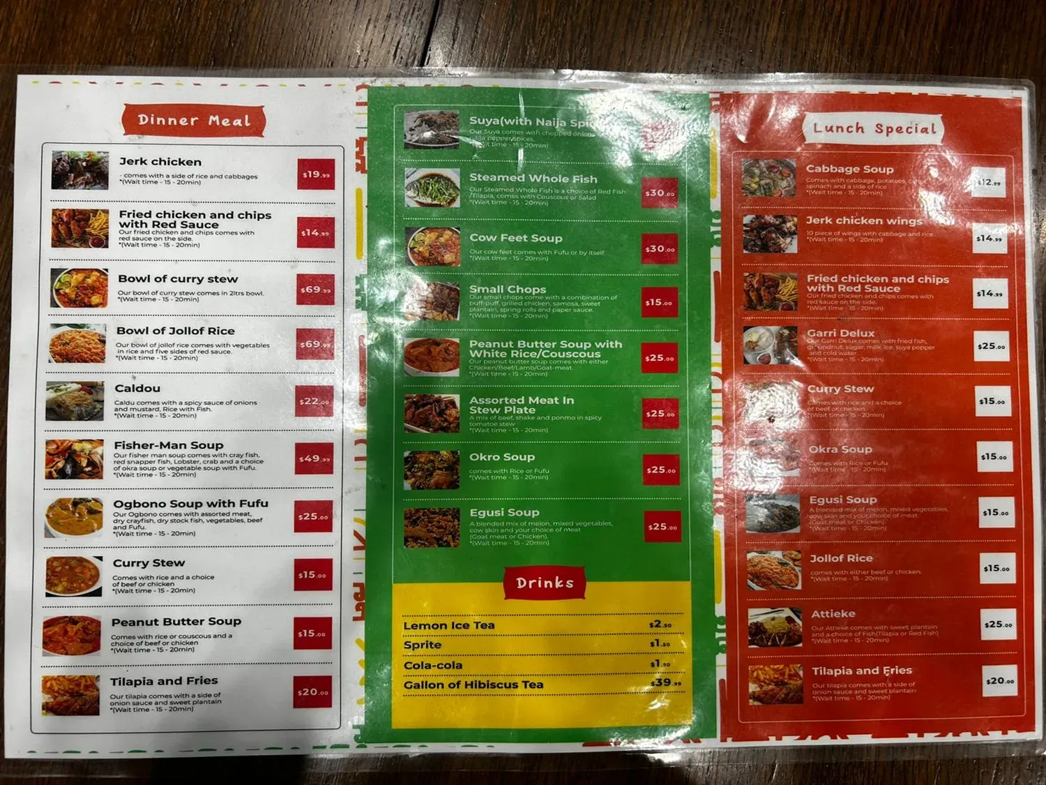 Menu 3