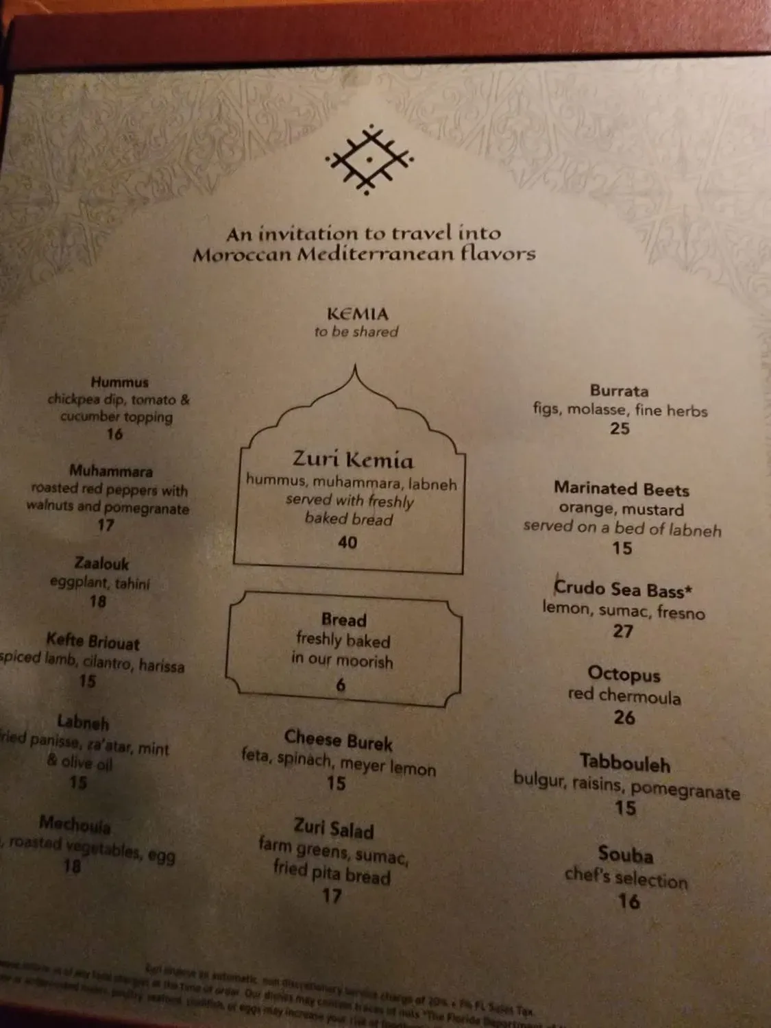 Menu 6