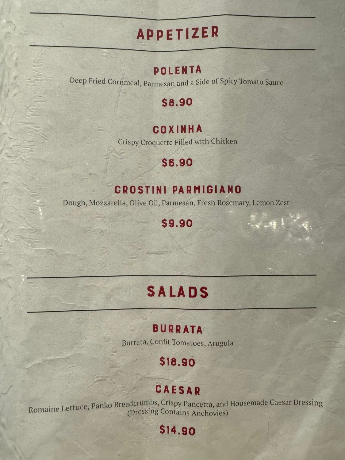 Menu 5