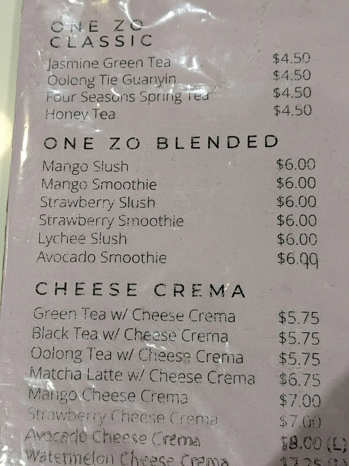 Menu 2