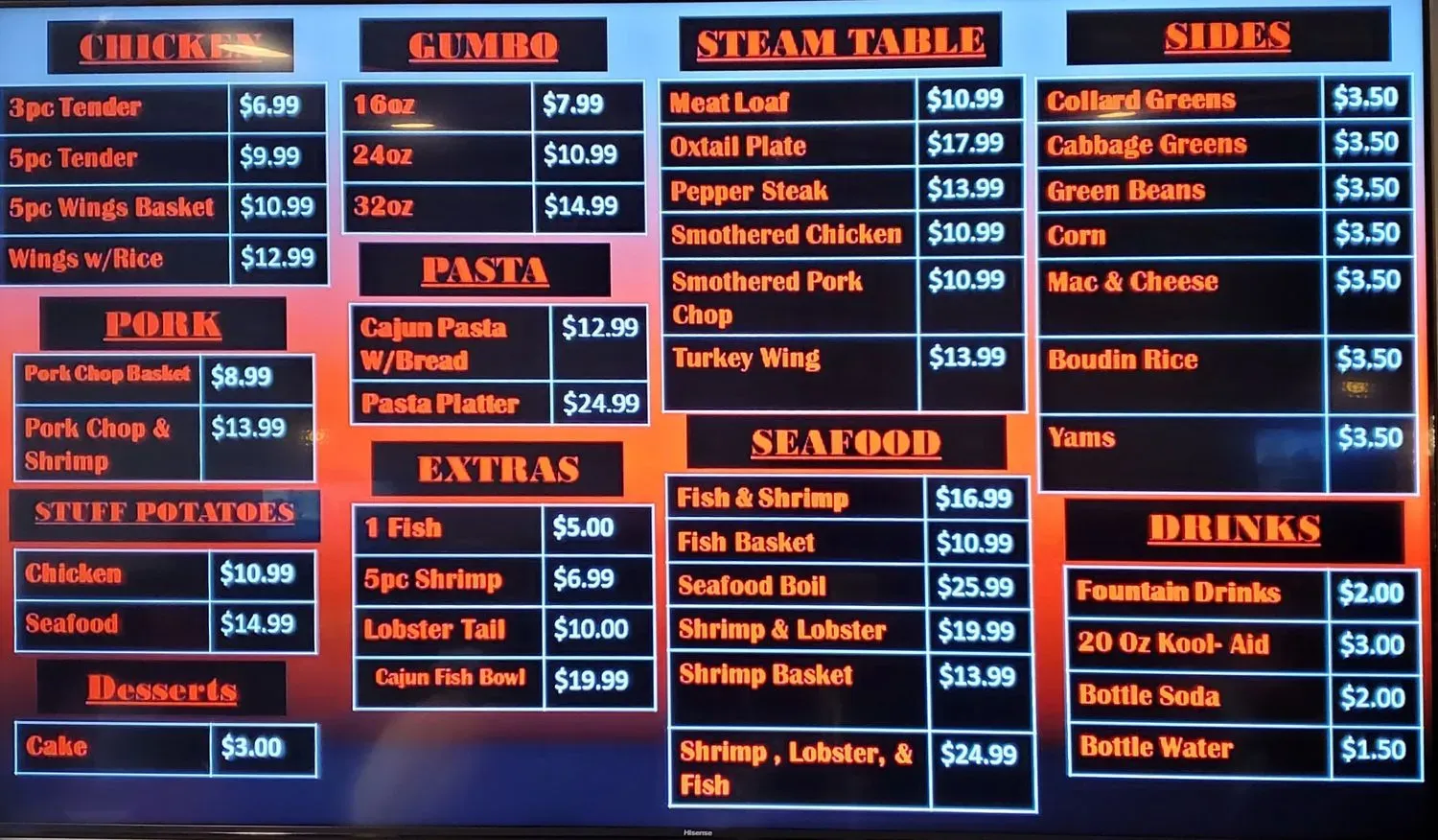 Menu 2