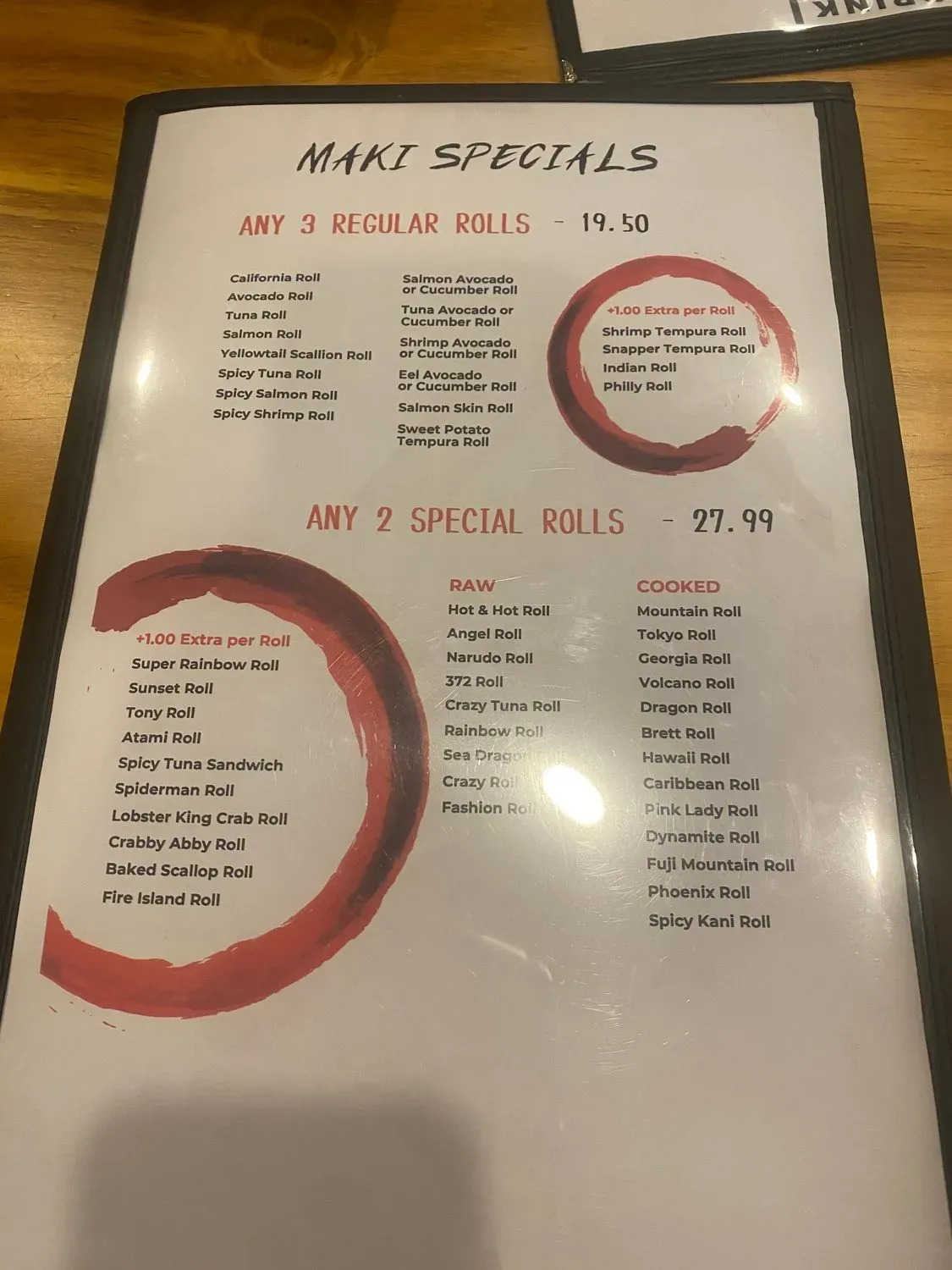 Menu 2