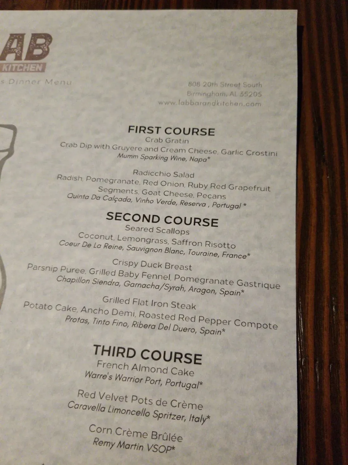 Menu 3