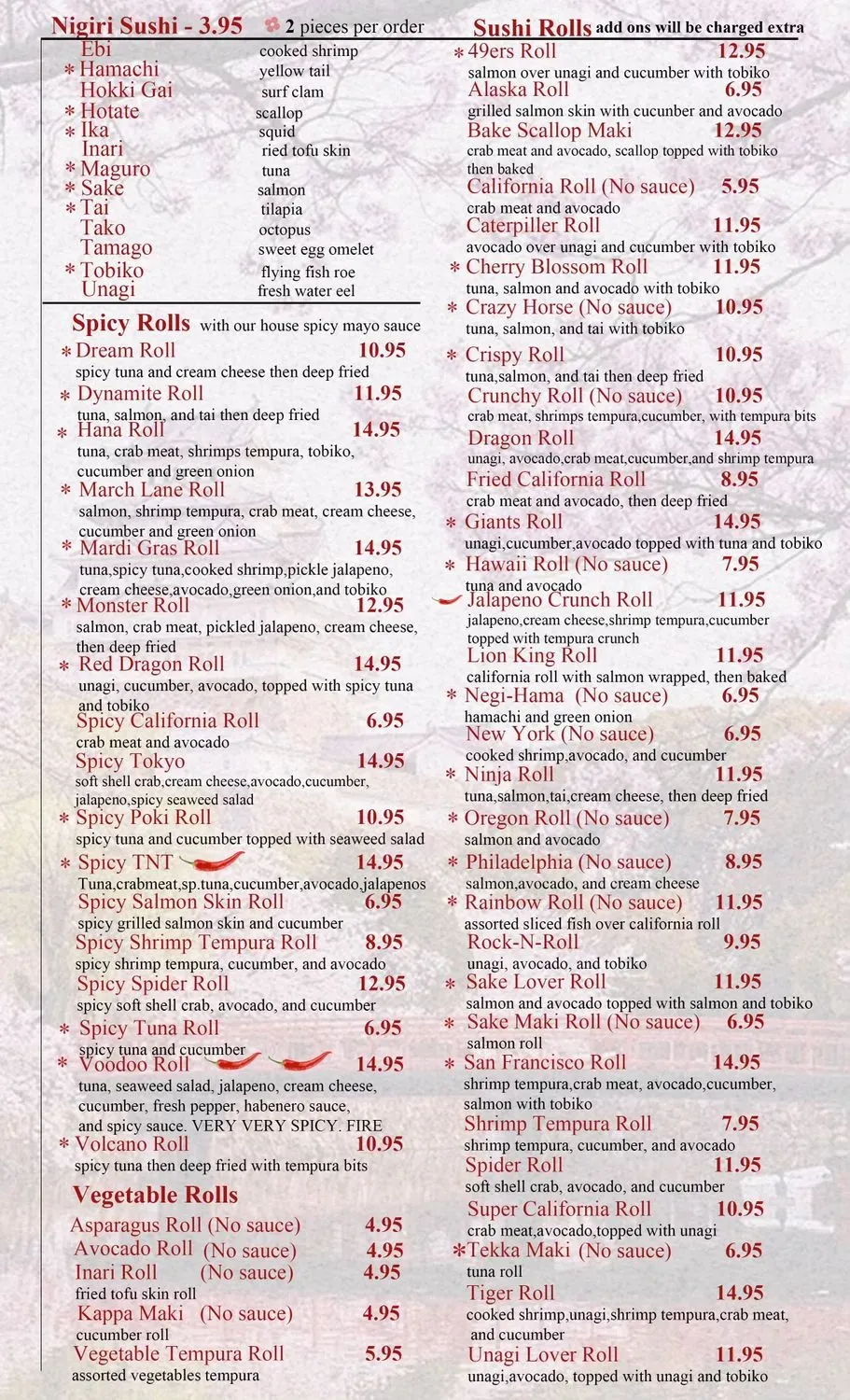 Menu 5