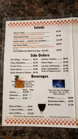 Menu 2