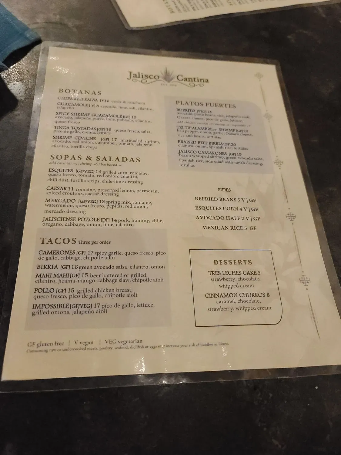 Menu 3