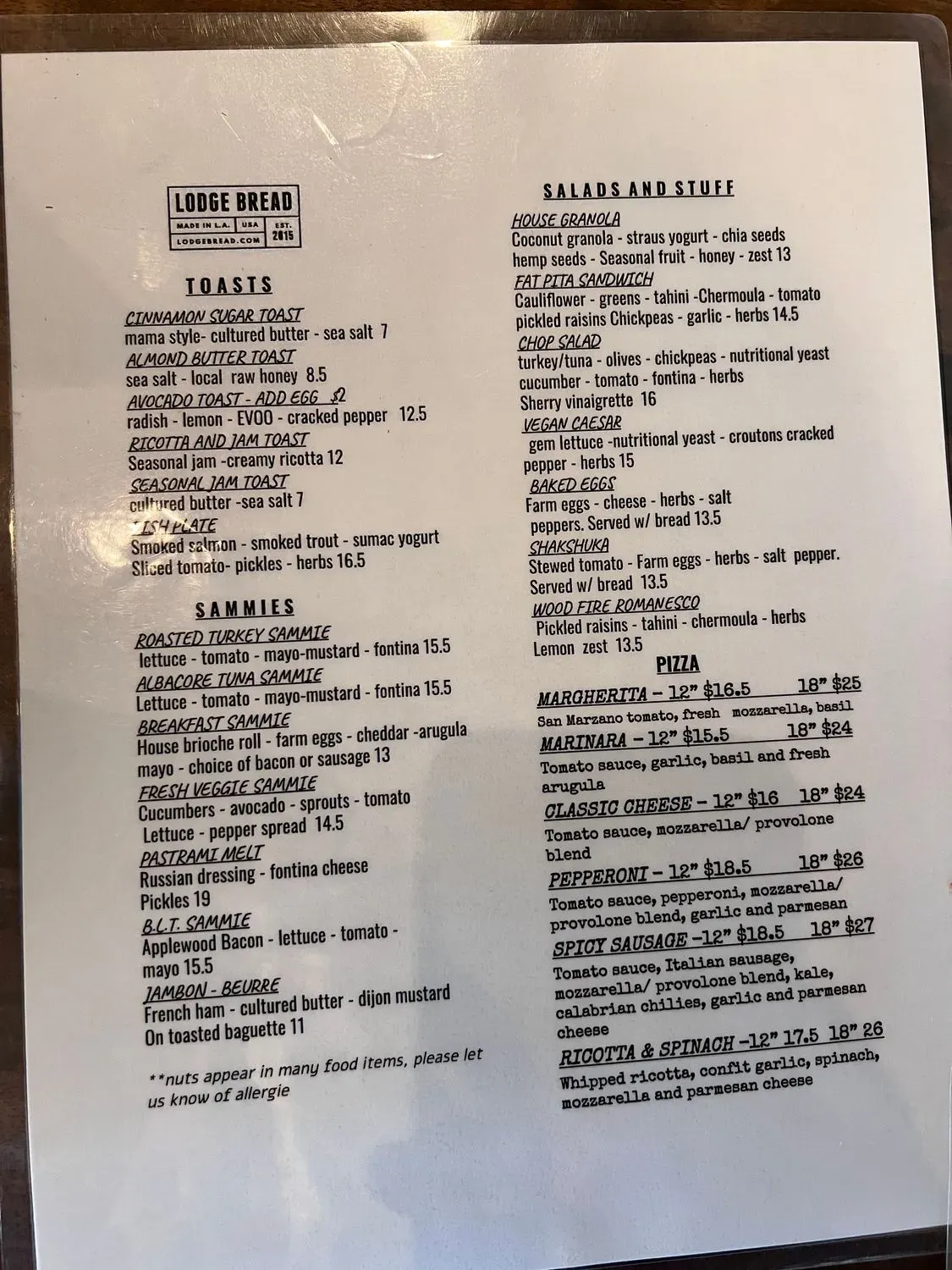 Menu 6