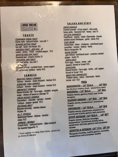 Menu 6