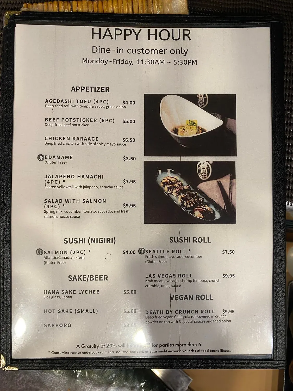 Menu 4