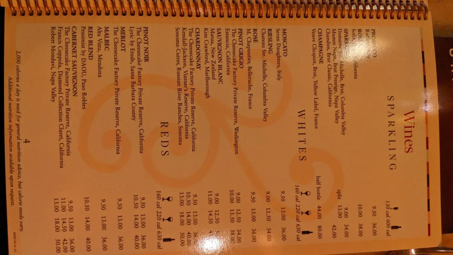 Menu 5